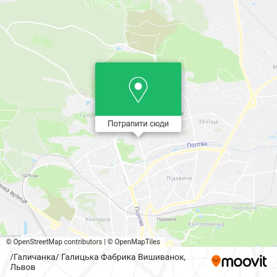 Карта /Галичанка/ Галицька Фабрика Вишиванок