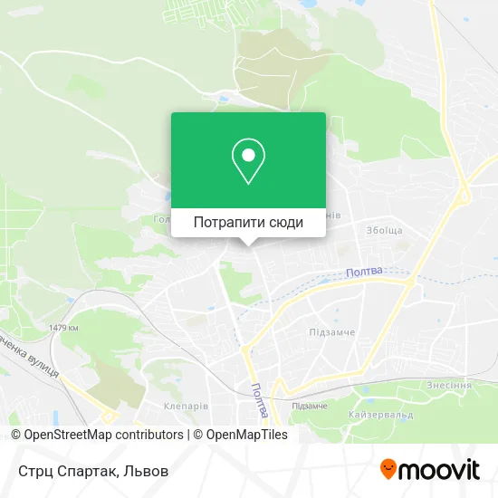 Карта Стрц Спартак