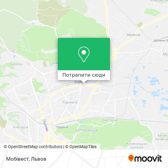 Карта Мобівест