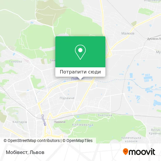 Карта Мобівест