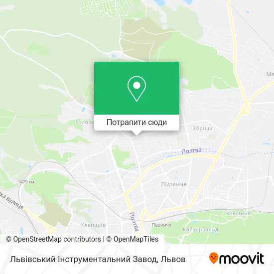 Карта Львівський Інструментальний Завод