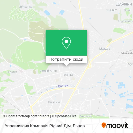 Карта Управляюча Компанія Рідний Дім