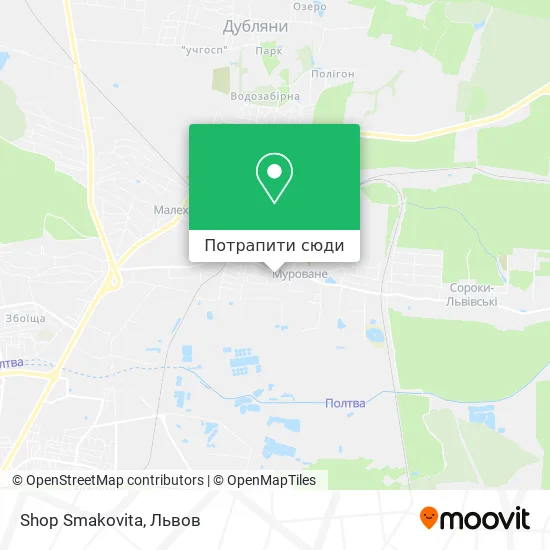 Карта Shop Smakovita