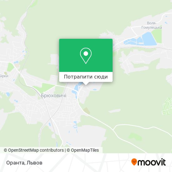 Карта Оранта
