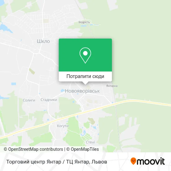 Карта Торговий центр Янтар / ТЦ Янтар