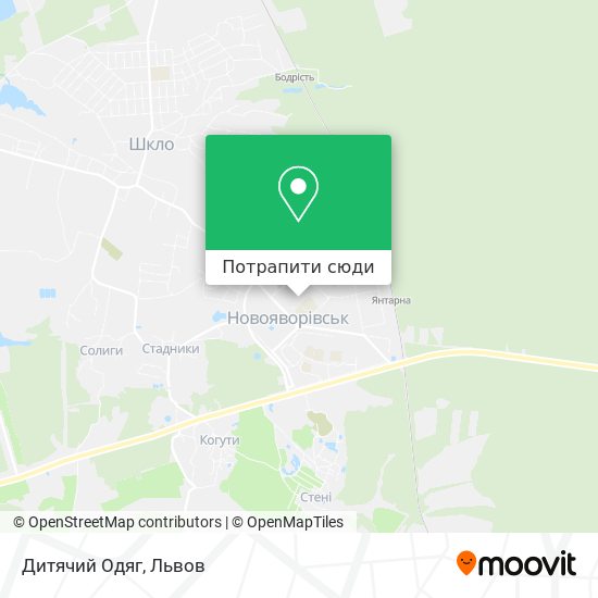 Карта Дитячий Одяг