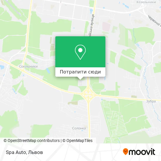 Карта Spa Auto