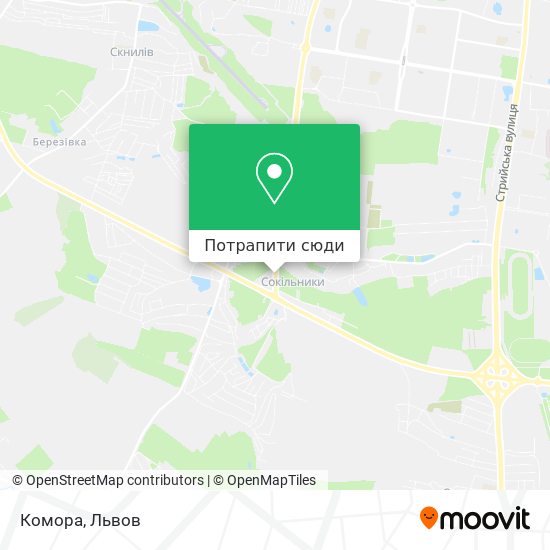 Карта Комора