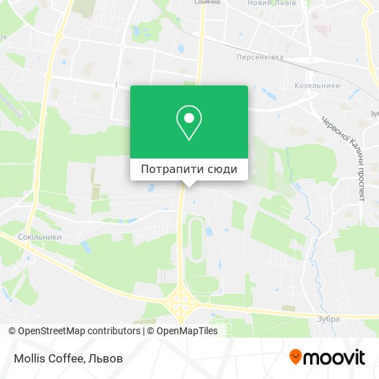 Карта Mollis Coffee