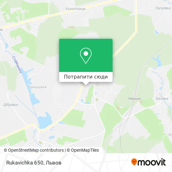 Карта Rukavichka 650