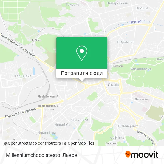 Карта Millenniumchocolatesto