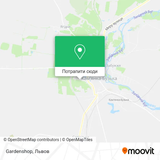 Карта Gardenshop