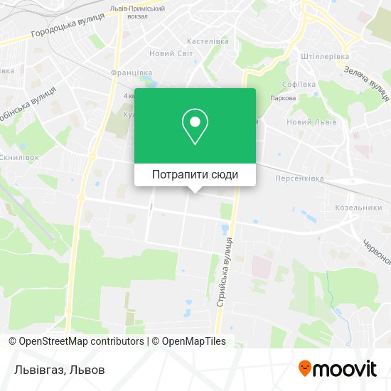 Карта Львівгаз