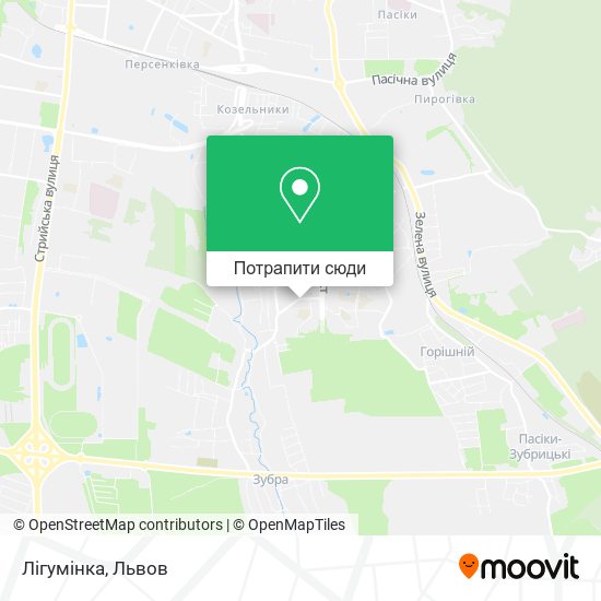 Карта Лігумінка