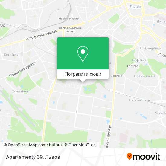 Карта Apartamenty 39