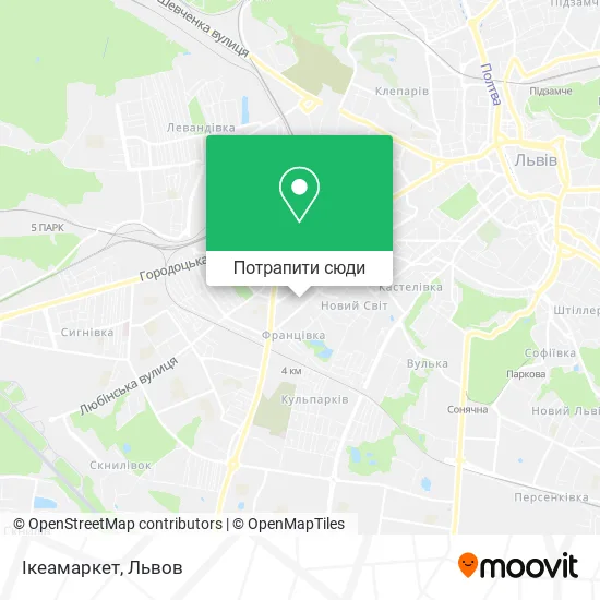 Карта Ікеамаркет