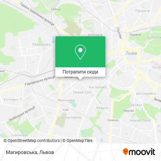 Карта Магировська