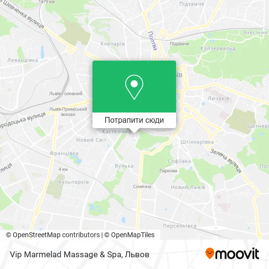 Карта Vip Marmelad Massage & Spa