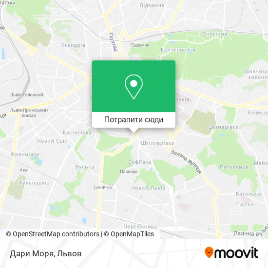 Карта Дари Моря
