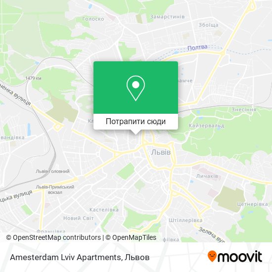 Карта Amesterdam Lviv Apartments