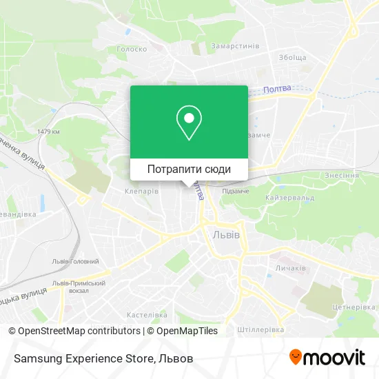 Карта Samsung Experience Store