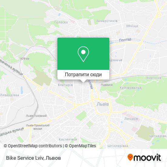 Карта Bike Service Lviv