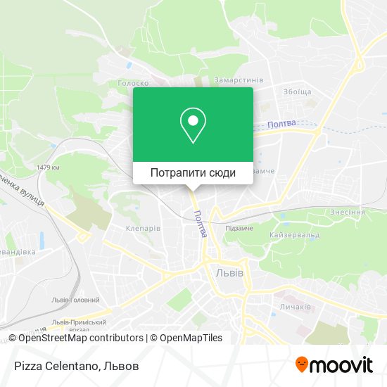 Карта Pizza Celentano