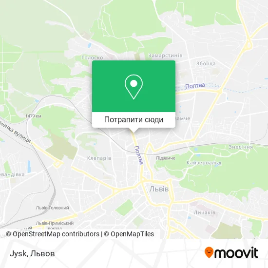 Карта Jysk