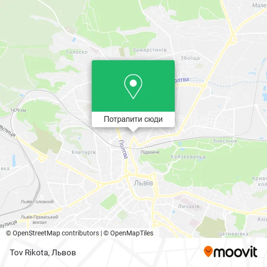 Карта Tov Rikota