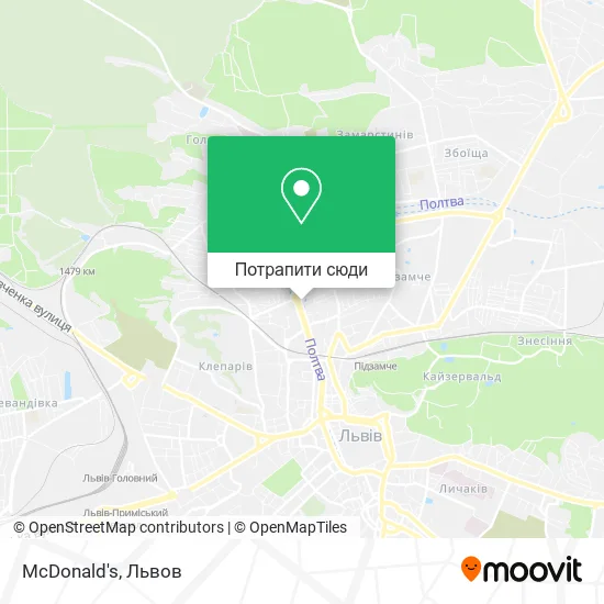 Карта McDonald's