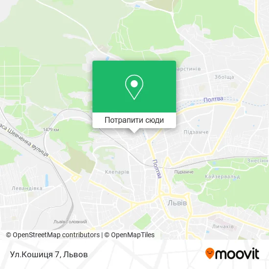 Карта Ул.Кошиця 7