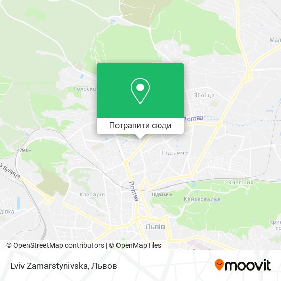 Карта Lviv Zamarstynivska