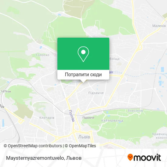 Карта Maysternyazremontuvelo