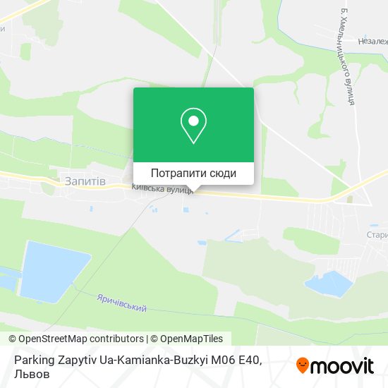 Карта Parking Zapytiv Ua-Kamianka-Buzkyi M06 E40