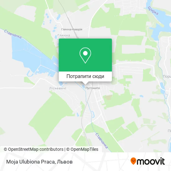 Карта Moja Ulubiona Praca