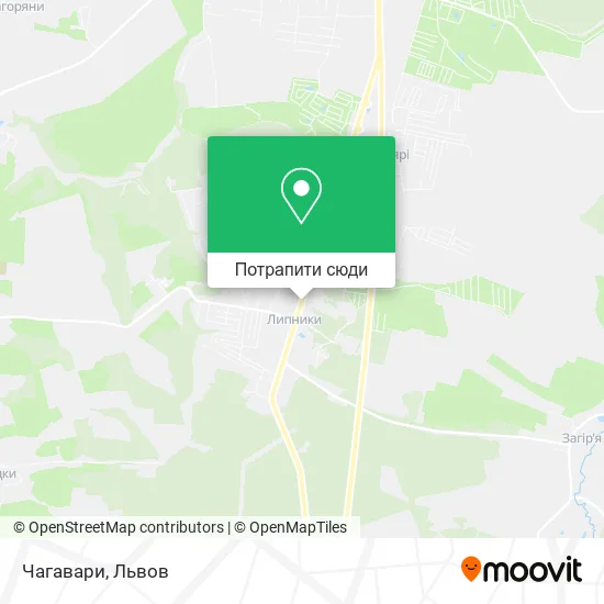 Карта Чагавари