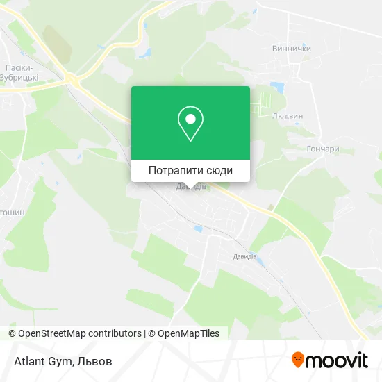 Карта Atlant Gym