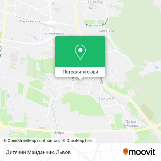 Карта Дитячий Майданчик