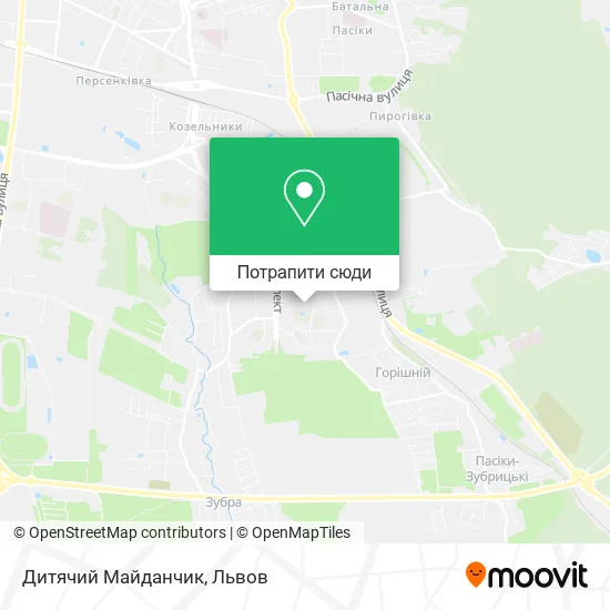 Карта Дитячий Майданчик