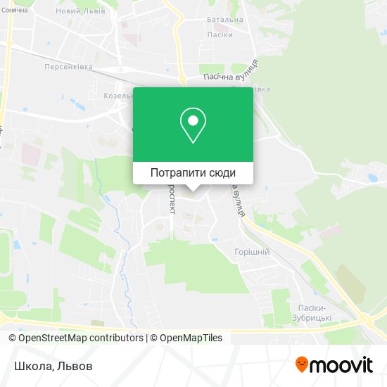 Карта Школа