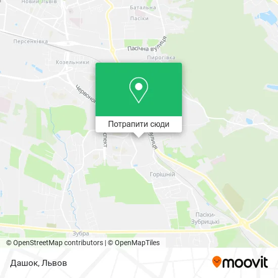 Карта Дашок