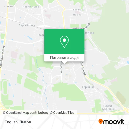 Карта English