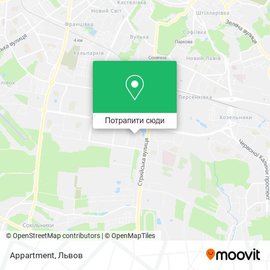 Карта Appartment
