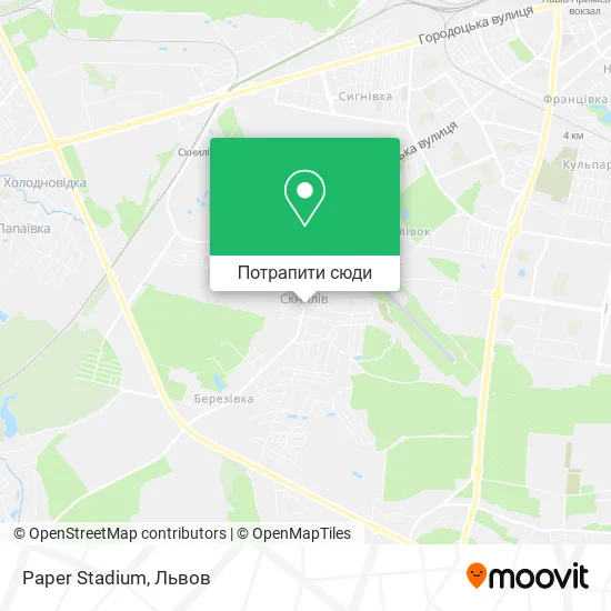 Карта Paper Stadium