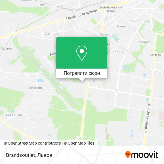 Карта Brandsoutlet