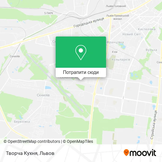 Карта Творча Кухня