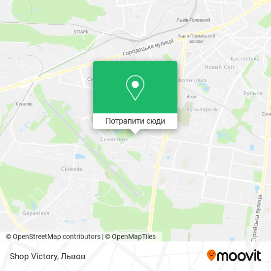 Карта Shop Victory