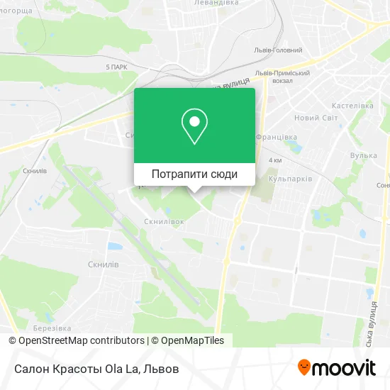 Карта Салон Красоты Ola La