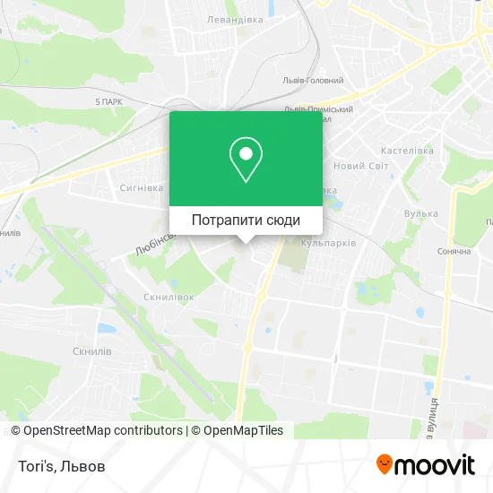Карта Tori's