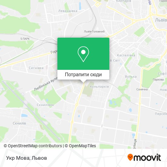 Карта Укр Мова